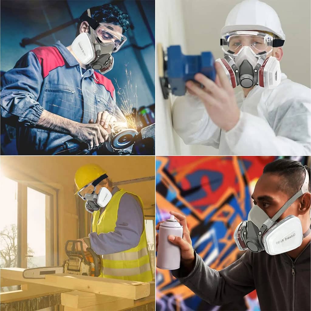 Masque respiratoire pour enlever la peinture au plomb – قناع تنفس للحرفيين - Outillage et Bricolage - صورة 12