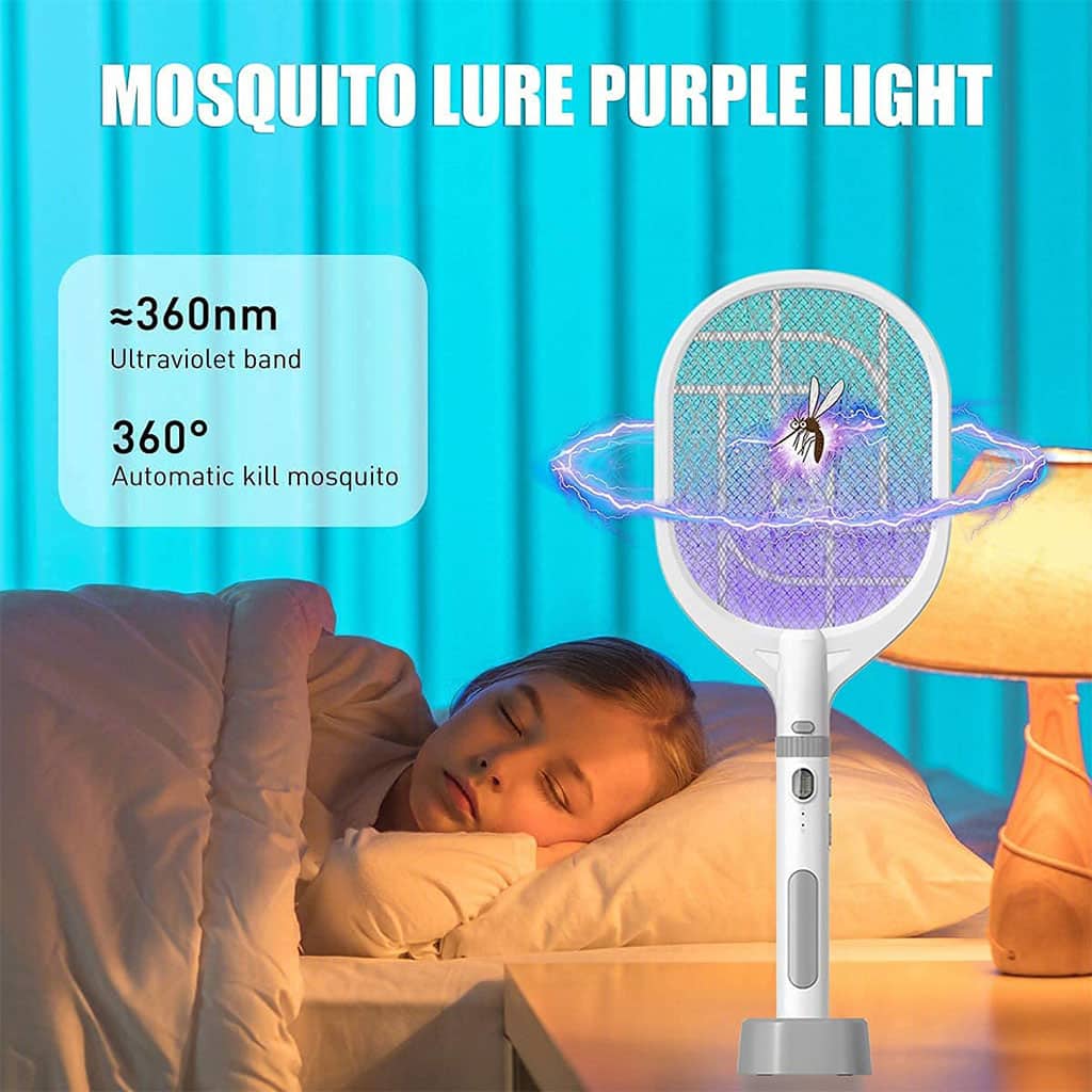Tapette à mouches électrique 2 en 1 rechargeable par USB LTD638 – صاعق الناموس - Électronique - صورة 6