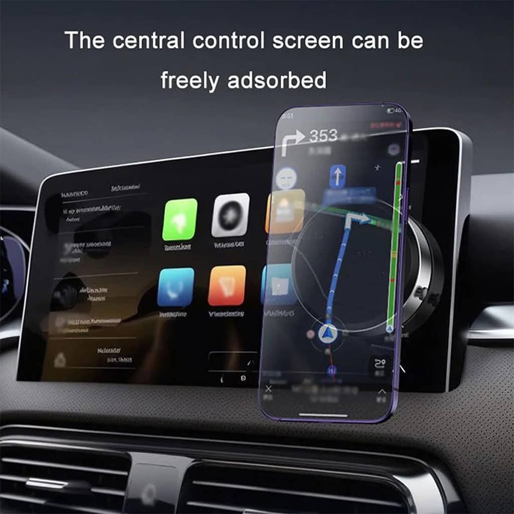 Support de téléphone double face ventouse électrique – حامل هواتف مغناطيسي - Accessoires Auto/Moto - صورة 2