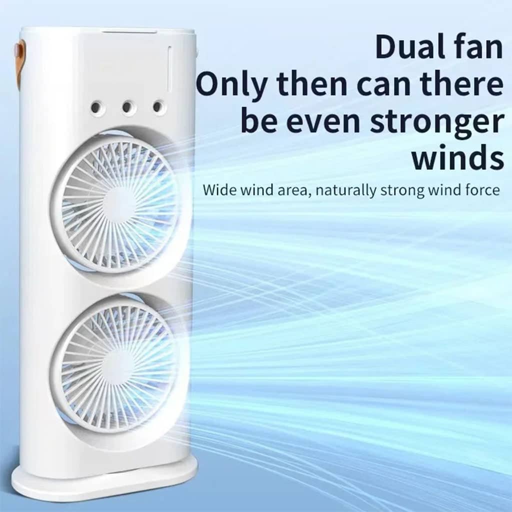 Refroidisseur Portable à Double Ventilateur  – جهاز تبريد محمول - Électronique - صورة 4