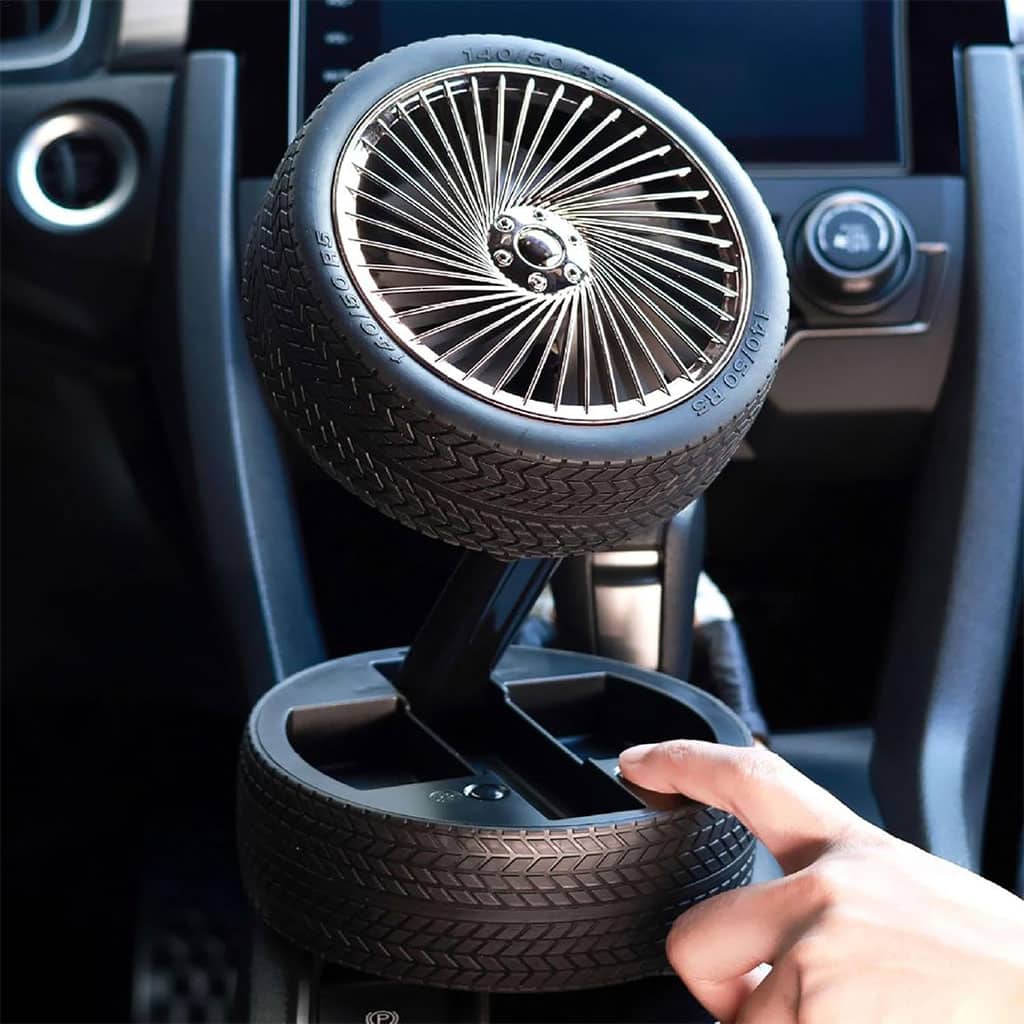 Ventilateur Pliable et Portable Forme Roue Silencieux avec 3 Vitesse – مروحة محمولة - Électronique - صورة 6