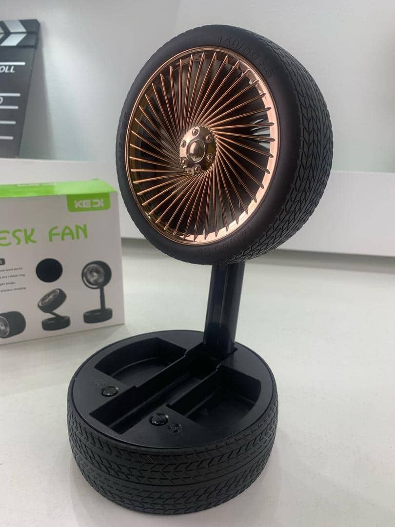 Ventilateur Pliable et Portable Forme Roue Silencieux avec 3 Vitesse – مروحة محمولة - Électronique - صورة 9