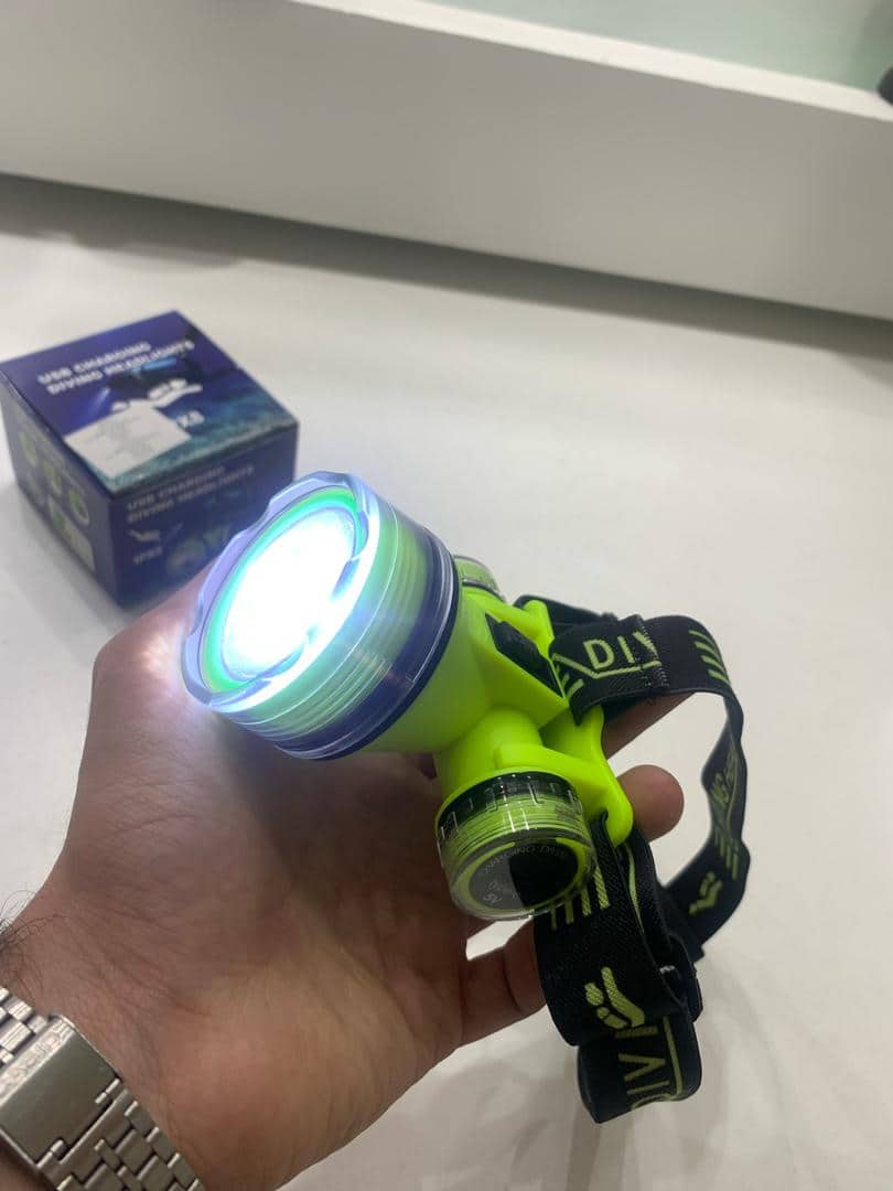 Lampe Frontale de Plongée Étanche et Rechargeable – مصباح غطس - Électronique - صورة 9