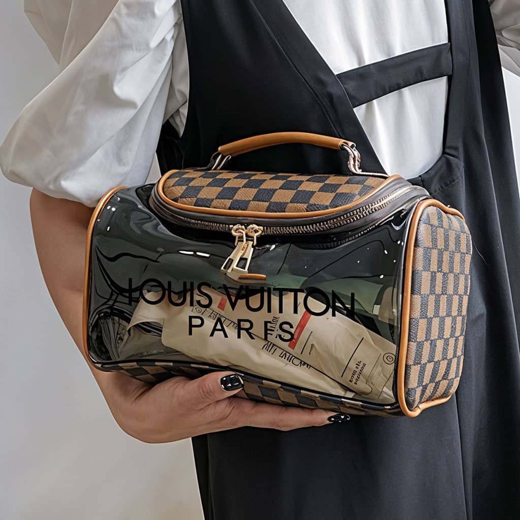 Pochette de Bain pour Produits Cosmétiques LV Unisexe – حقيبة أغراض الحمام - ورشتنا - صورة 2