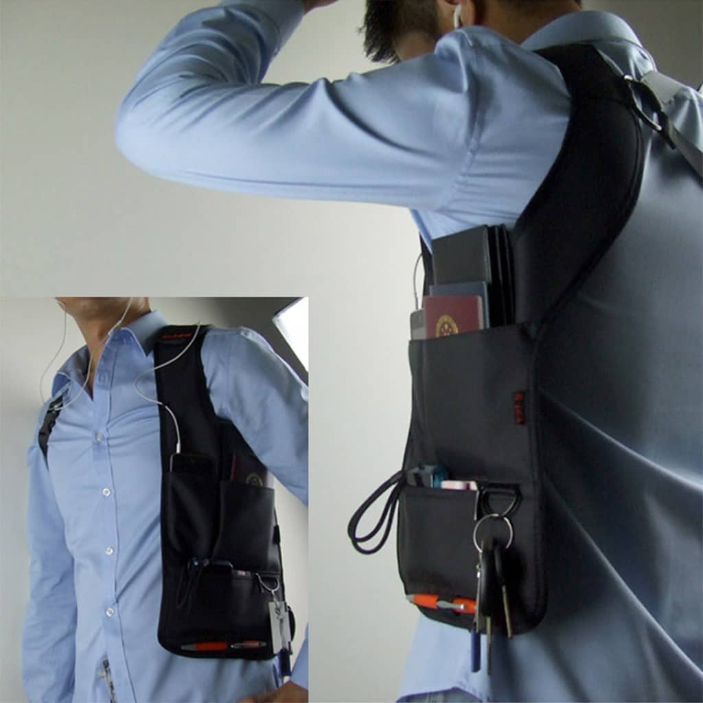 Sac à bandoulière antivol dissimulé sous les aisselles – حقيبة أغراض مضادة لسرقة - Sac à dos et Mode - صورة 3