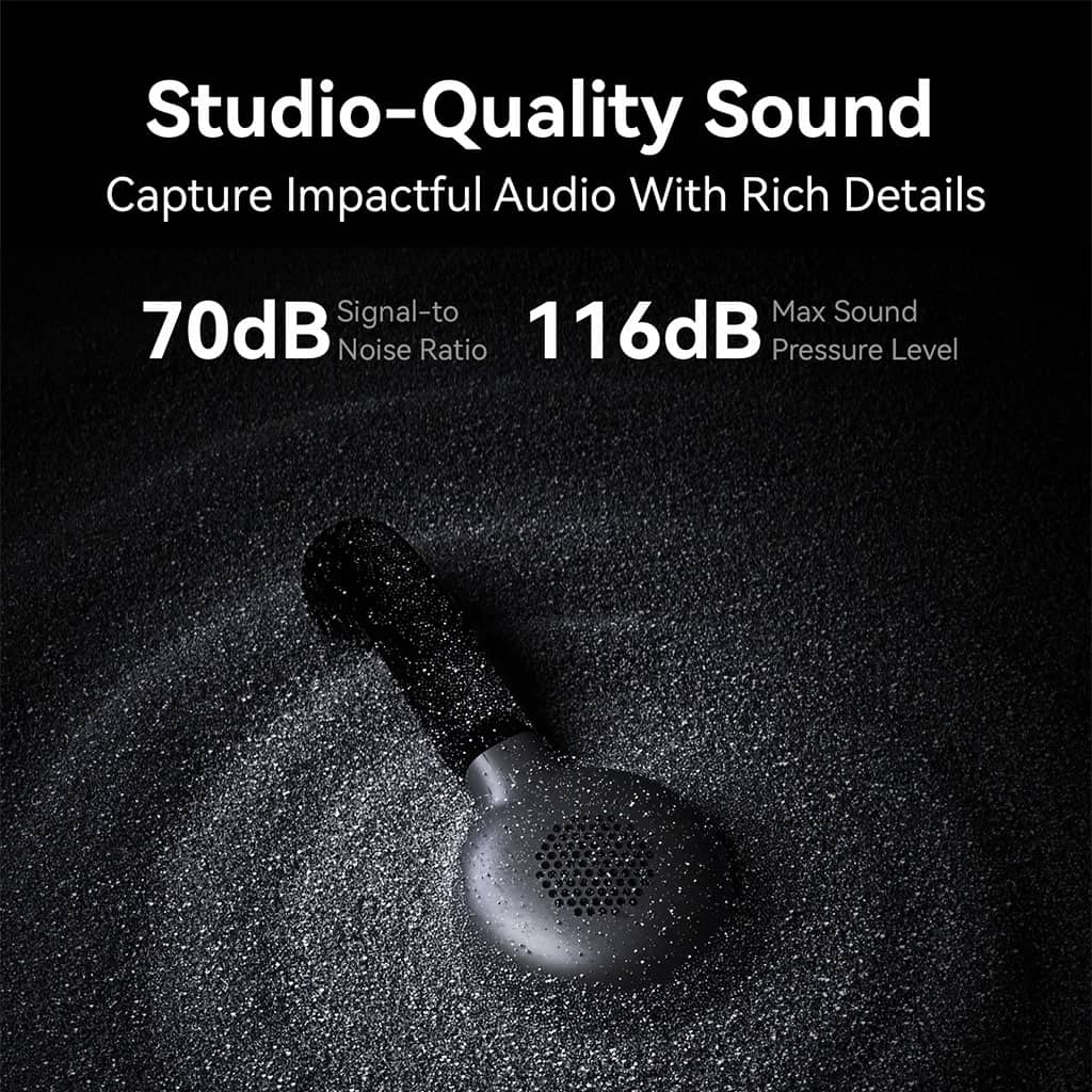 Microphone cravate sans fil Hollyland Lark M2S Combo (récepteur caméra + récepteur USB-C + câble Lightning) - Électronique - صورة 5