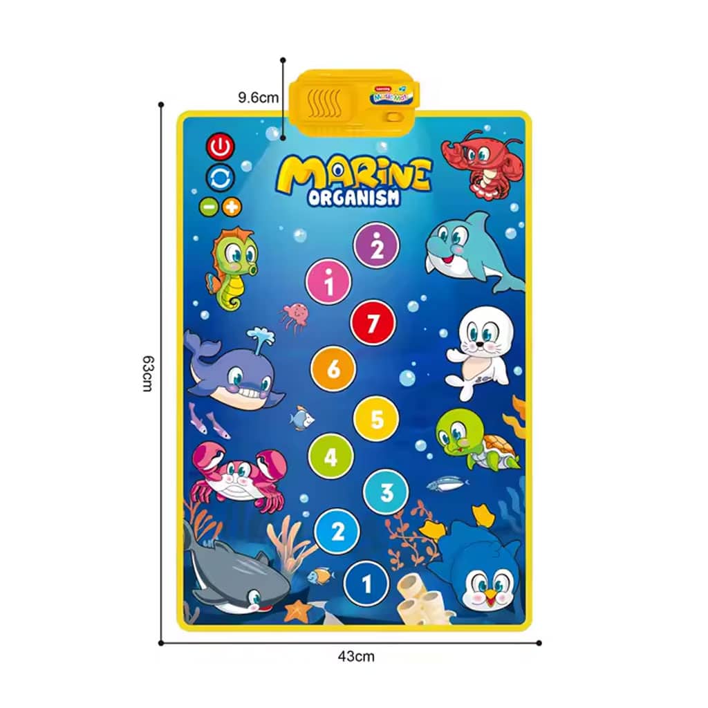 Tapis Musical et Jouet Éducatif pour Enfants 63x43cm – بساط ألعاب للرضع - Jouet & Gaming - صورة 7