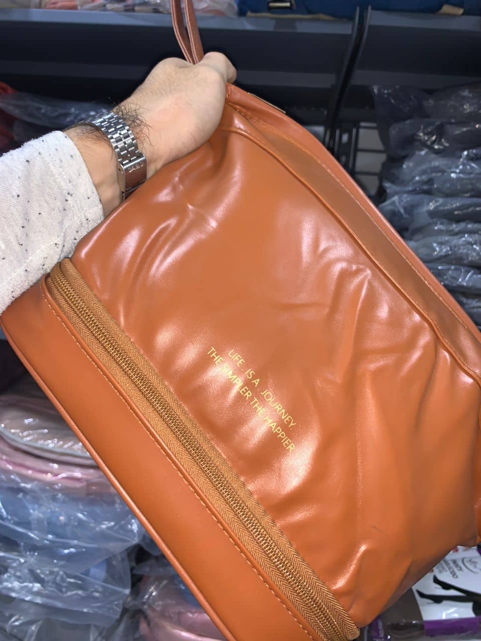 Trousse Maquillage et Pinceaux Imperméable à Double Couche - Soins et Beauté - صورة 8