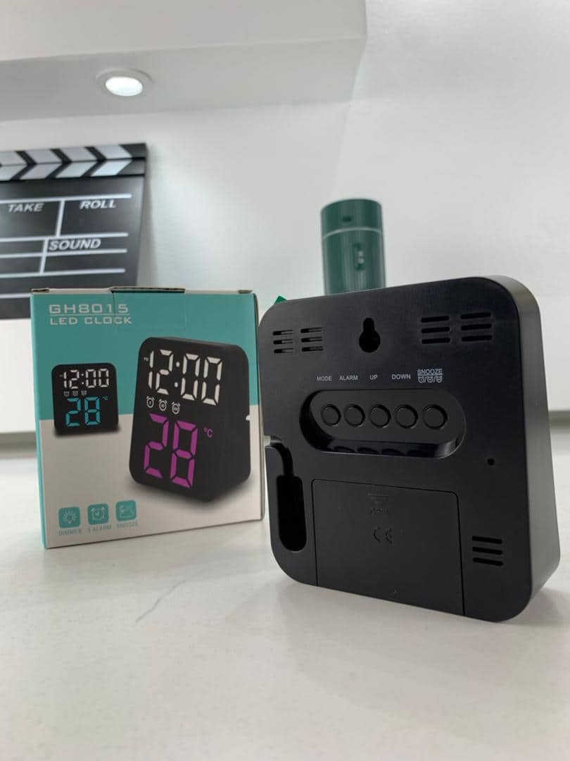 Horloge Murale Électronique avec Température GH8015 – ساعة إلكترونية مع عرض درجة الحرارة - Électronique - صورة 8