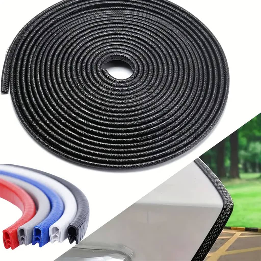Bande Protection pour Bord Portière de Voiture en Caoutchouc 5m – شريط حماية أبواب السيارة - Accessoires Auto/Moto - صورة 4