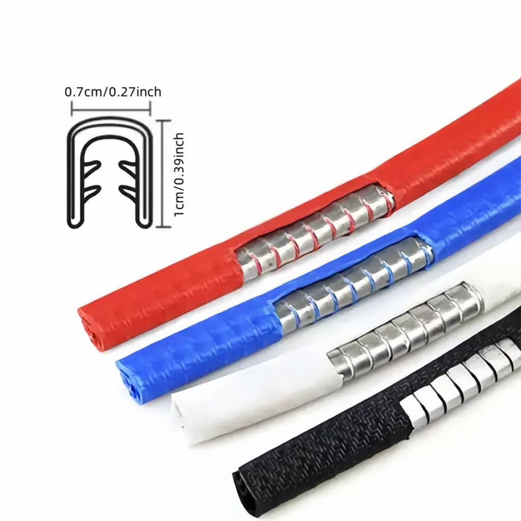 Bande Protection pour Bord Portière de Voiture en Caoutchouc 5m – شريط حماية أبواب السيارة - Accessoires Auto/Moto - صورة 7