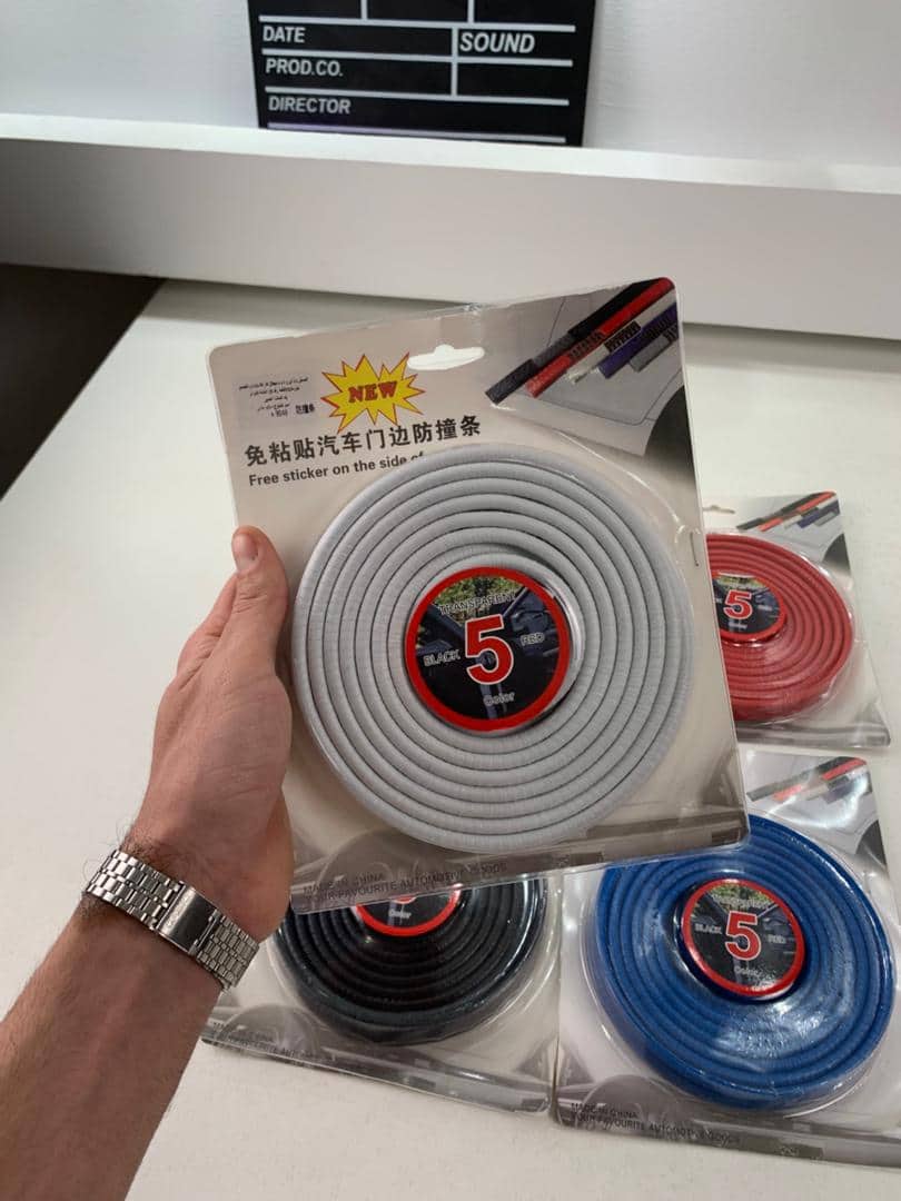Bande Protection pour Bord Portière de Voiture en Caoutchouc 5m – شريط حماية أبواب السيارة - Accessoires Auto/Moto - صورة 11