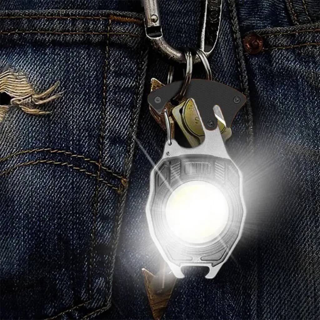 Mini Lampe LED Portable Rechargeable 8en1 – مصباح متعدد الإستعمالات - Camping et Randonnée - صورة 3