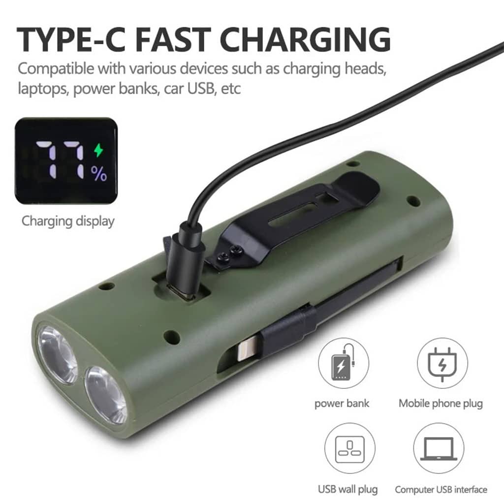 Éclairage de Vélo avant à LED et Power Bank 3000mAH – مصباح وبنك طاقة للدراجات الهوائية - Électronique - صورة 5
