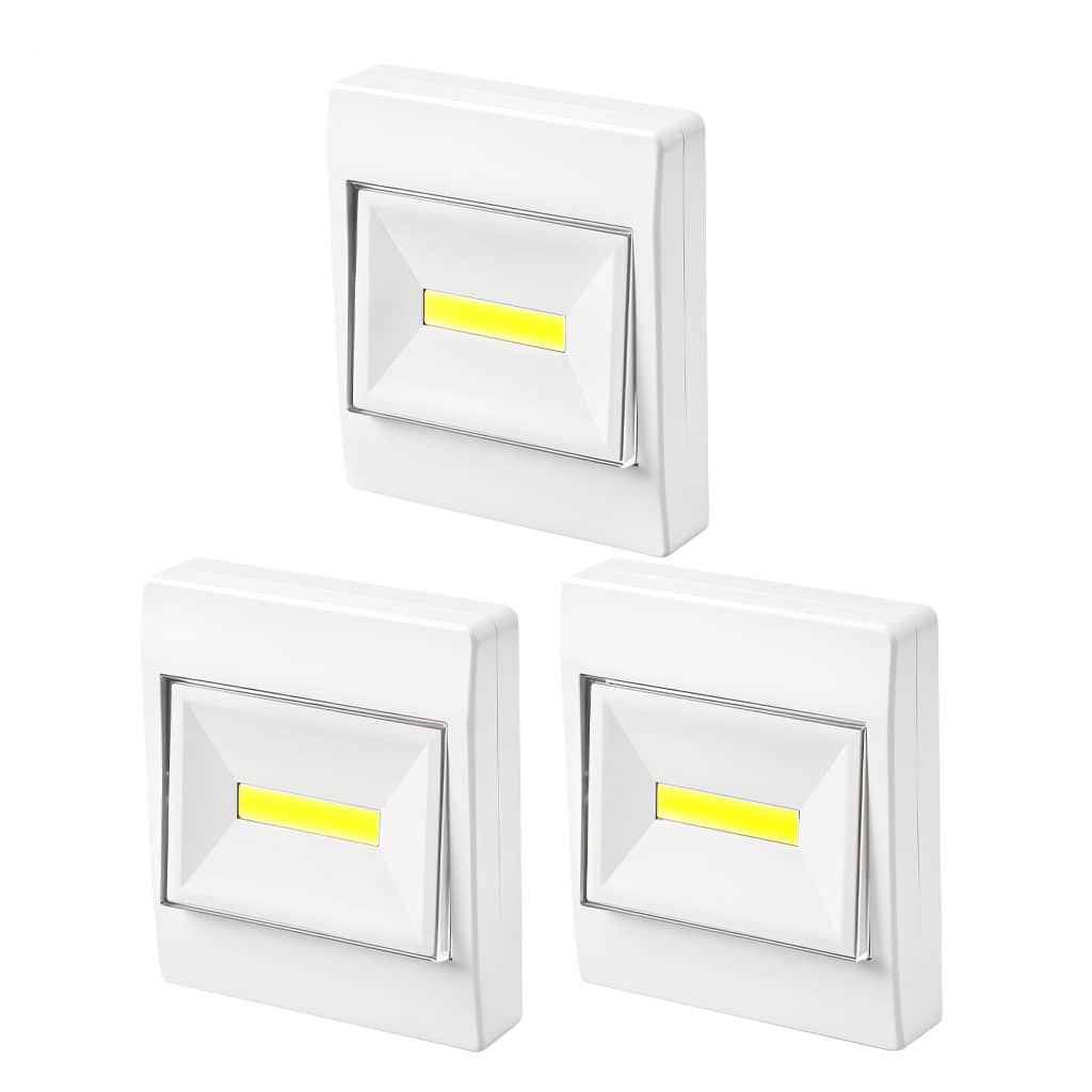Pack de 3 Lampes Interrupteur LED COB pour Placard – طقم مصابيح إضاءة منزلية - Électronique - صورة 2