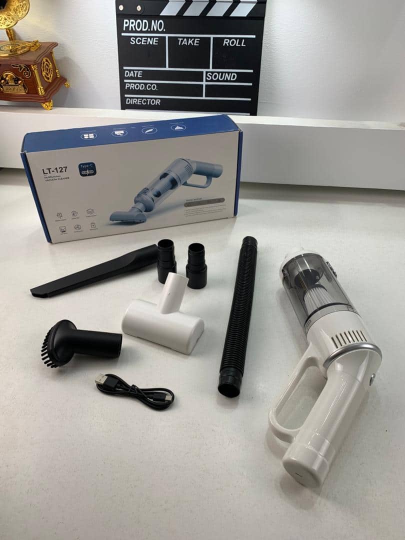 Aspirateur sans Fil Portable avec 4 Têtes Accessoires 9000Pa – مكنسة كهربائية محمولة - Accessoires Auto/Moto - صورة 11