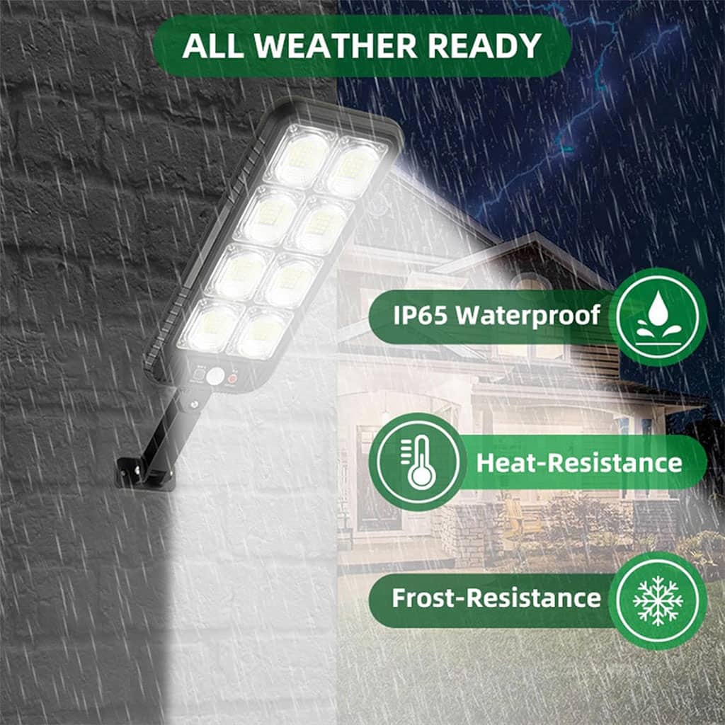 Lampadaires 200LED à énergie solaire étanche IP65 JX200 – مصباح خارجي يعمل بالطاقة الشمسية - Électronique - صورة 6