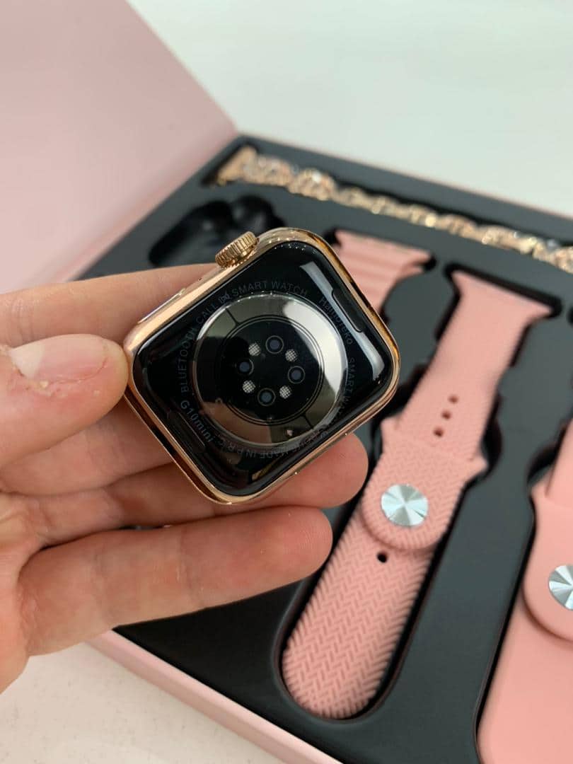 Haino Teko Germany G10 Mini Amoled Display 4 paires de bracelets – ساعة ذكية للنساء - Électronique - صورة 9