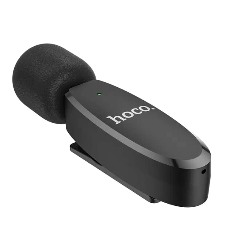 Hoco L15 Microphone Cravate Sans fil Type-C – ميكروفون لاسلكي أصلي - Électronique - صورة 3