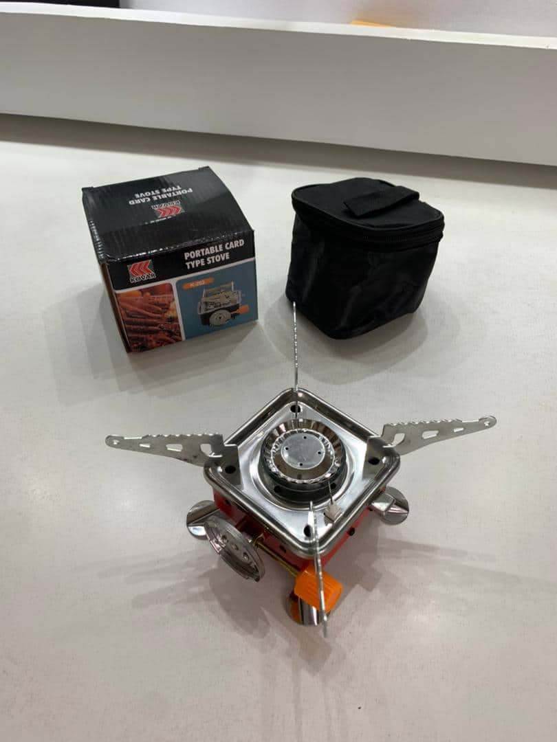 Mini réchaud à gaz pliable en métal pour camping – موقد غاز محمول - Camping et Randonnée - صورة 6