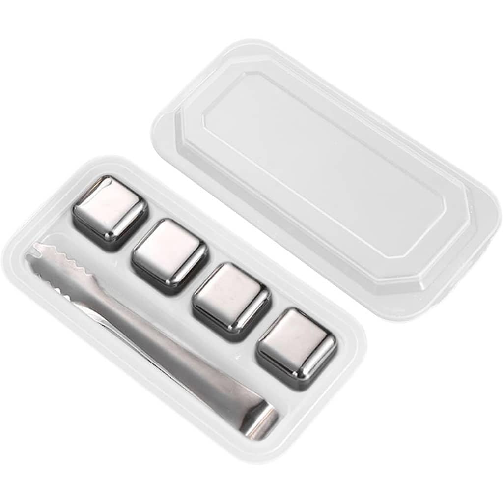 Pierres de glaçons réutilisables en acier inoxydable pour votre boisson – مكعبات الثلج للتبريد لمدة طويلة - Divers - صورة 4