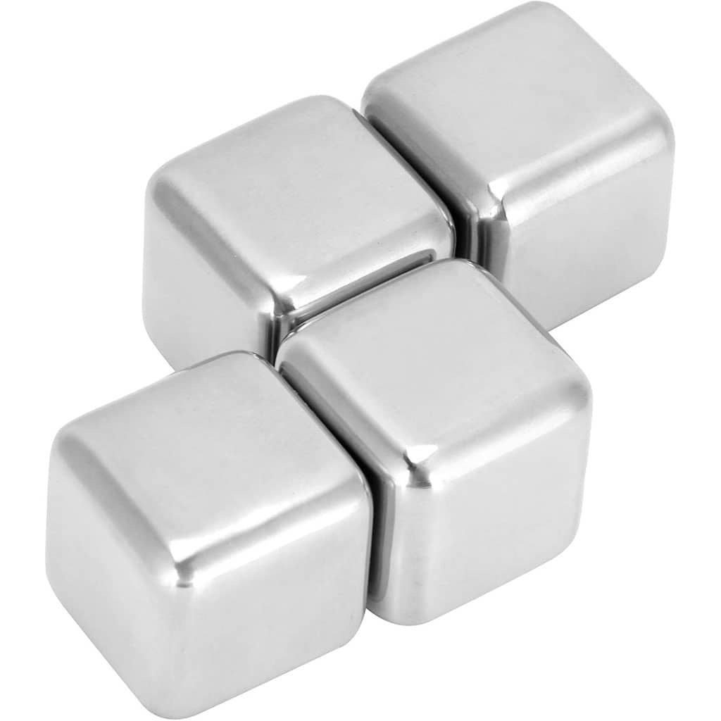 Pierres de glaçons réutilisables en acier inoxydable pour votre boisson – مكعبات الثلج للتبريد لمدة طويلة - Divers - صورة 6