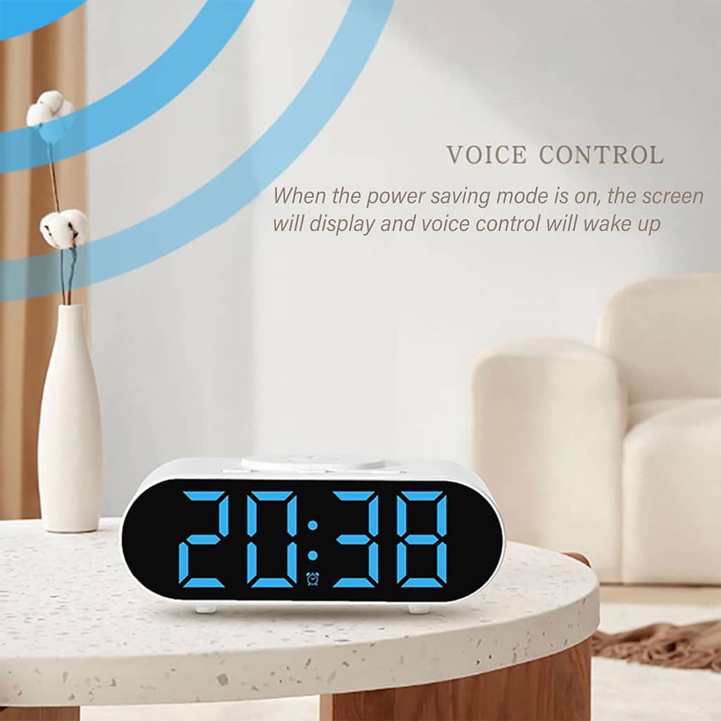 Horloge numérique LED et Chargeur Sans Fil GH9000 – ساعة منبه وشاحن لاسلكي - Électronique - صورة 4