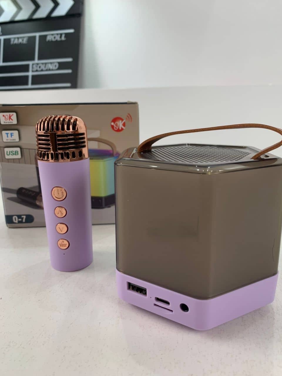 Enceinte Karaoké avec éclairage RVB et microphones sans fil – مكبر صوت كاريوكي - Électronique - صورة 9