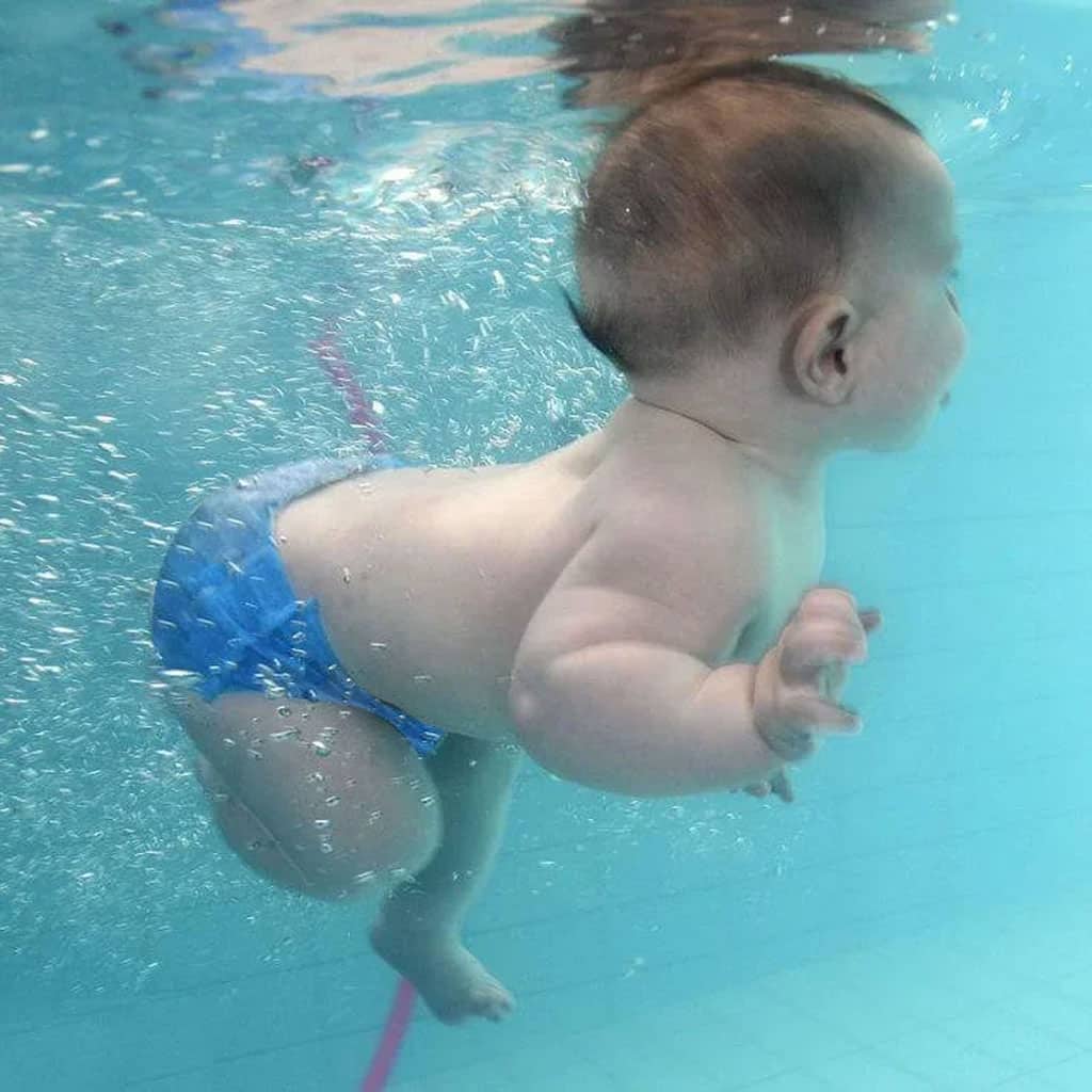 Couche bébé lavable et réutilisable pour Plage et Piscine – حفاضة الرضيع للمسبح - Maternité - صورة 4