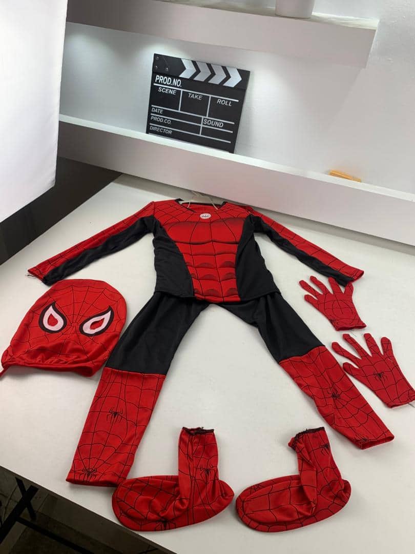Tenue de Deguisement Spiderman Complet 5PCS Pour Enfants – بدلة سبايدرمان - Jouet & Gaming - صورة 5