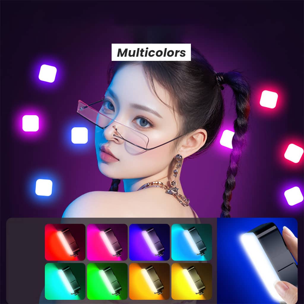 Lampe Selfie RGB Fil Light 3000-9900K U80PRO – مصباح لصناع المحتوى - Électronique - صورة 5
