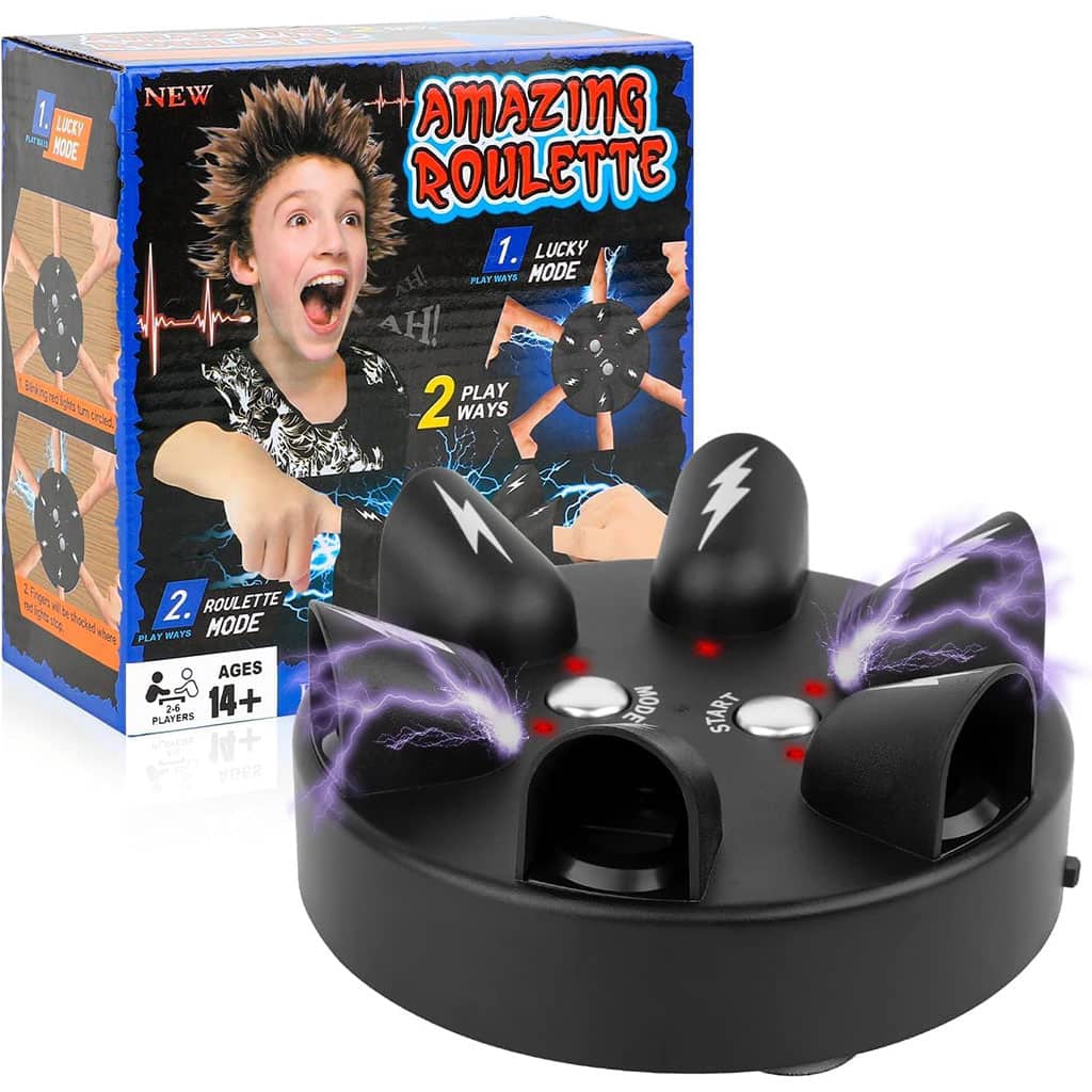 Jeu de Roulette à Choc Électrique Multi-joueurs – جهاز كشف الكذب الكهربائي - Jouet & Gaming - صورة 3