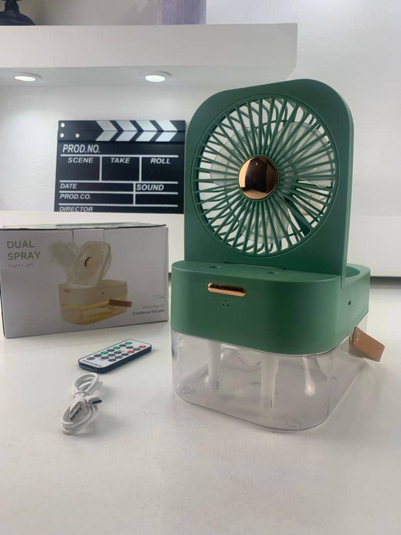 Ventilateur 3 Vitesses et Brumisateur avec Grand Réservoir – مروحة ومعطر جو 2في1 - Électronique - صورة 9