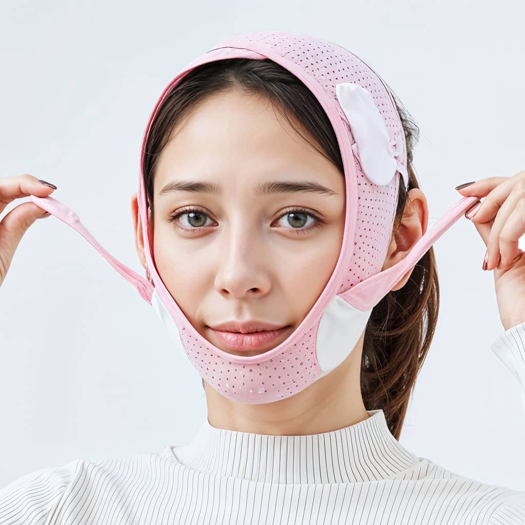 Masque facial en forme de V pour réduire le Double menton – قناع شد الوجه - Soins et Beauté - صورة 2