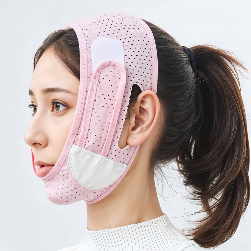 Masque facial en forme de V pour réduire le Double menton – قناع شد الوجه - Soins et Beauté - صورة 5