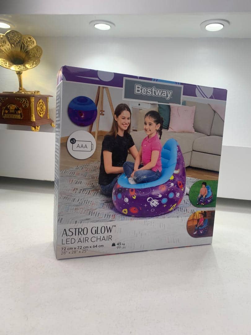 Chaise gonflable LED Kosmos 72 x 72 x 64cm Bestway 75122 – أريكة قابلة للنفخ - Vacance & Loisir - صورة 6