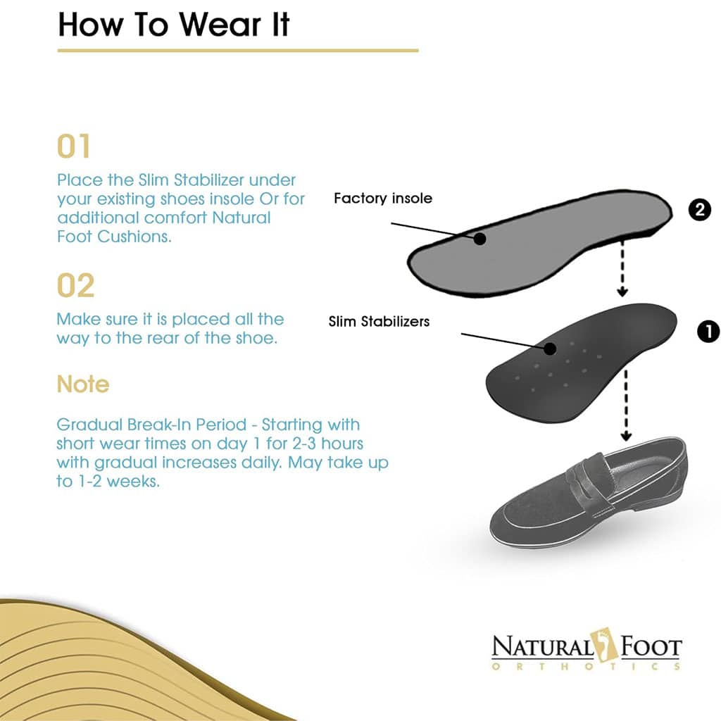 Natural Foot Orthotics Inserts pour fasciite plantaire – أفرشة أحذية للأقدام المسطحة - Soins et Beauté - صورة 4