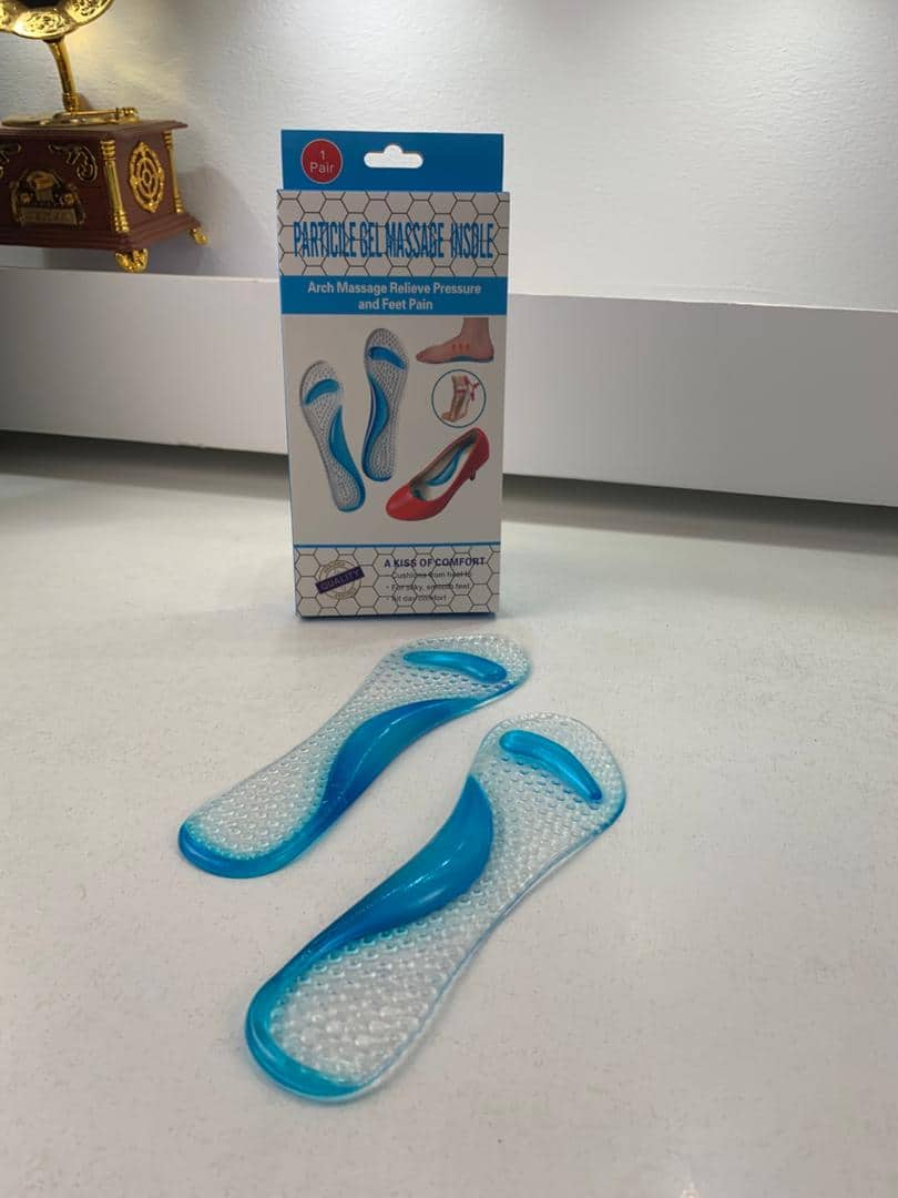 Semelle de massage en Gel pour correction des Pieds Plats – فرشة حذاء من السيليكون - Soins et Beauté - صورة 7