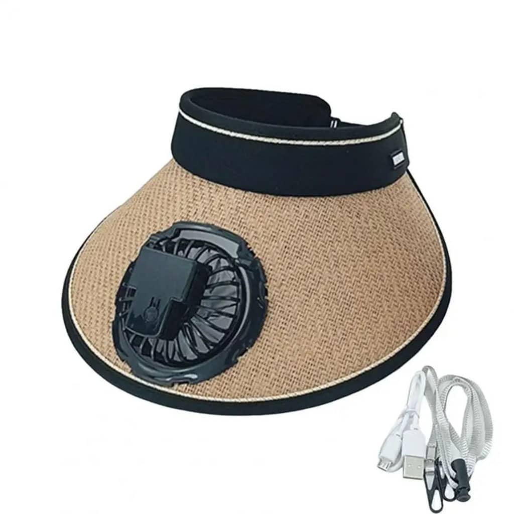 Casquette d’été avec Ventilateur de Refroidissement – قبعة مع مروحة تعمل بالطاقة الشمسية - Vacance & Loisir - صورة 5