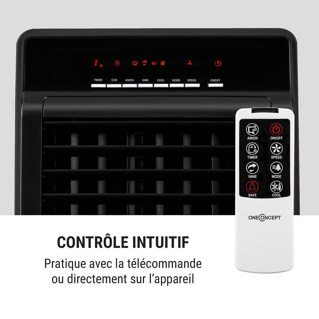 Refroidisseur d’Air Portable 4 en 1 Réservoir 8L – مبرد متنقل - Électronique - صورة 2