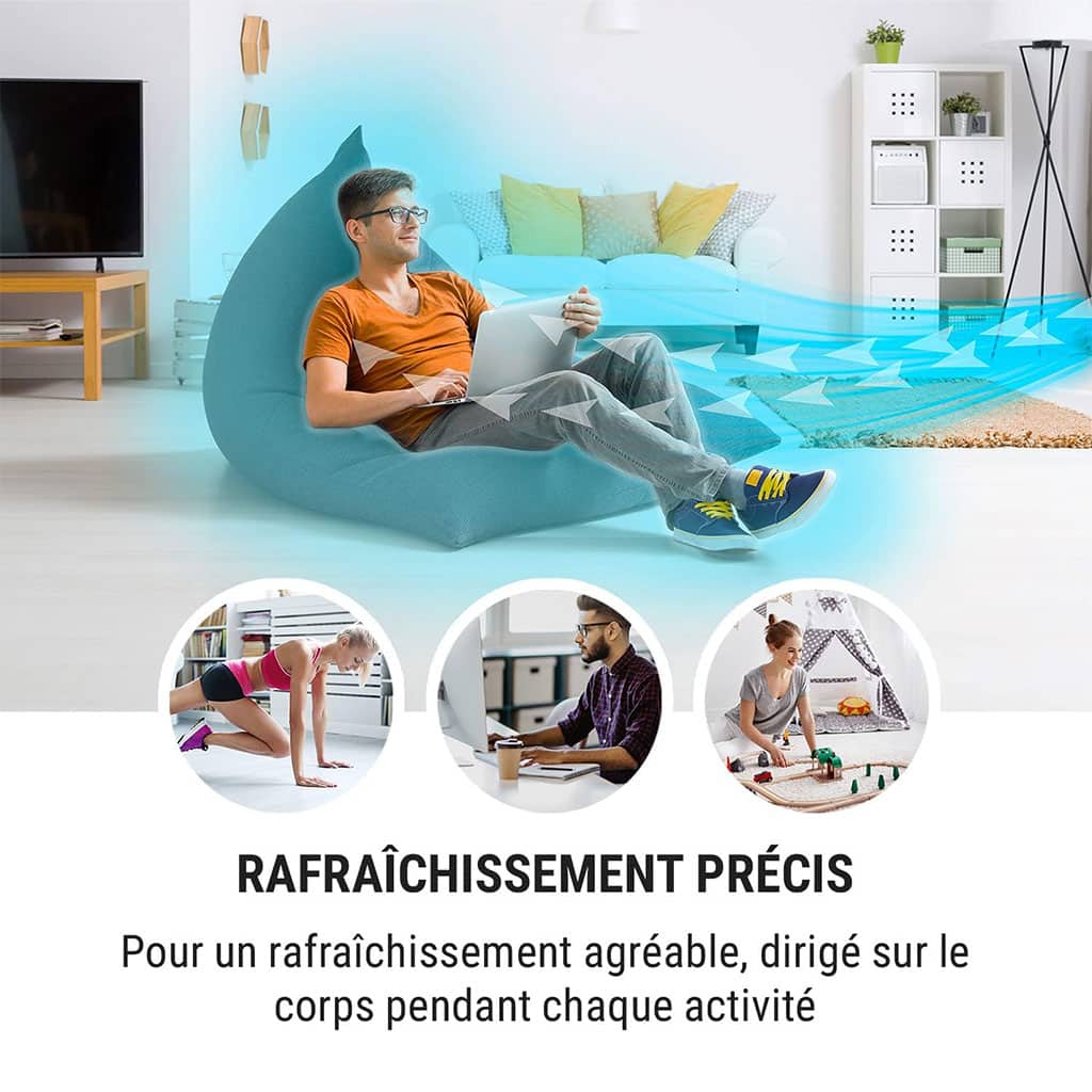 Refroidisseur d’Air Portable 4 en 1 Réservoir 8L – مبرد متنقل - Électronique - صورة 4