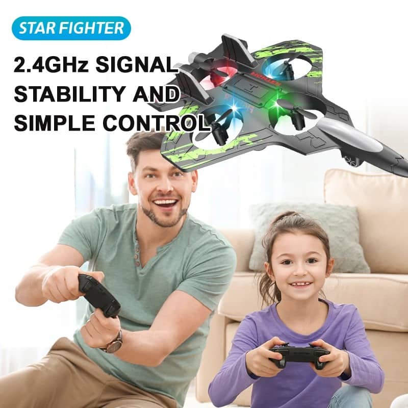 Avion Télécommandé F22 Quadricoptère – لعبة طائرة مع يد تحكم - Jouet & Gaming - صورة 7