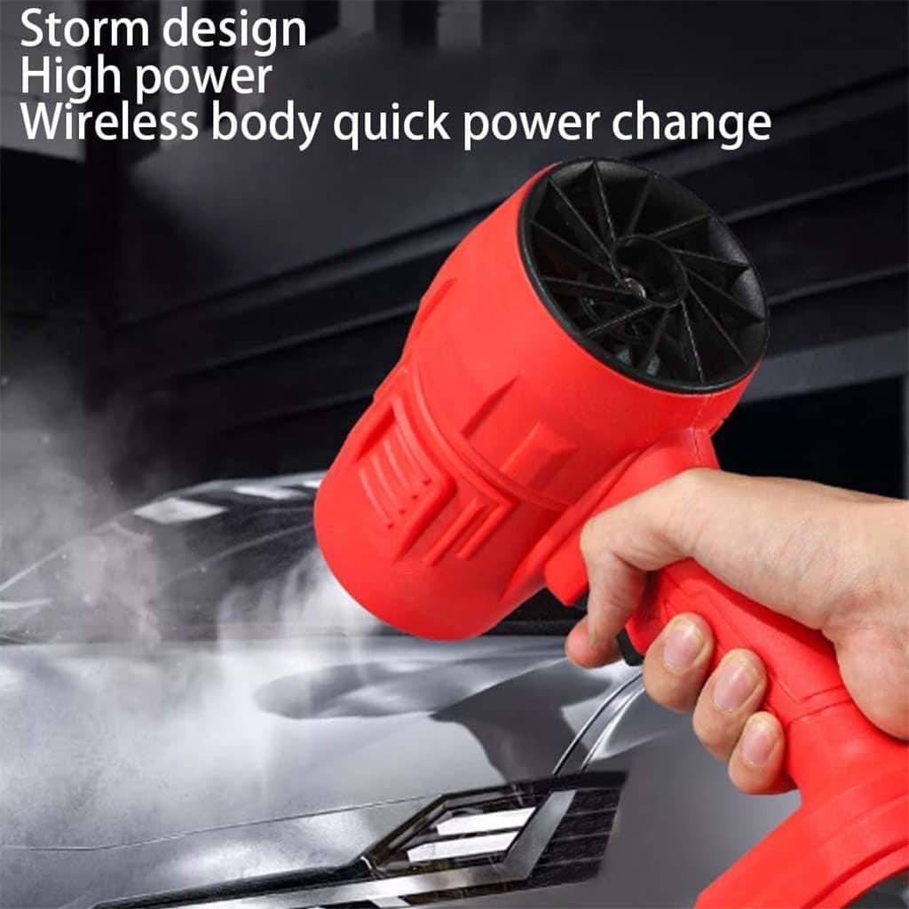 Souffleur à Jet Turbo Portable avec Batterie Lithium 24V- نافخ هواء جد قوي - Accessoires Auto/Moto - صورة 3