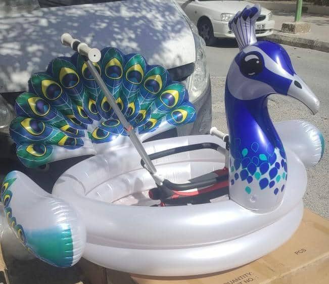 Bouée de piscine Design Paon 3D pour Enfants – حوض سباحة على شكل طائر - Vacance & Loisir - صورة 6