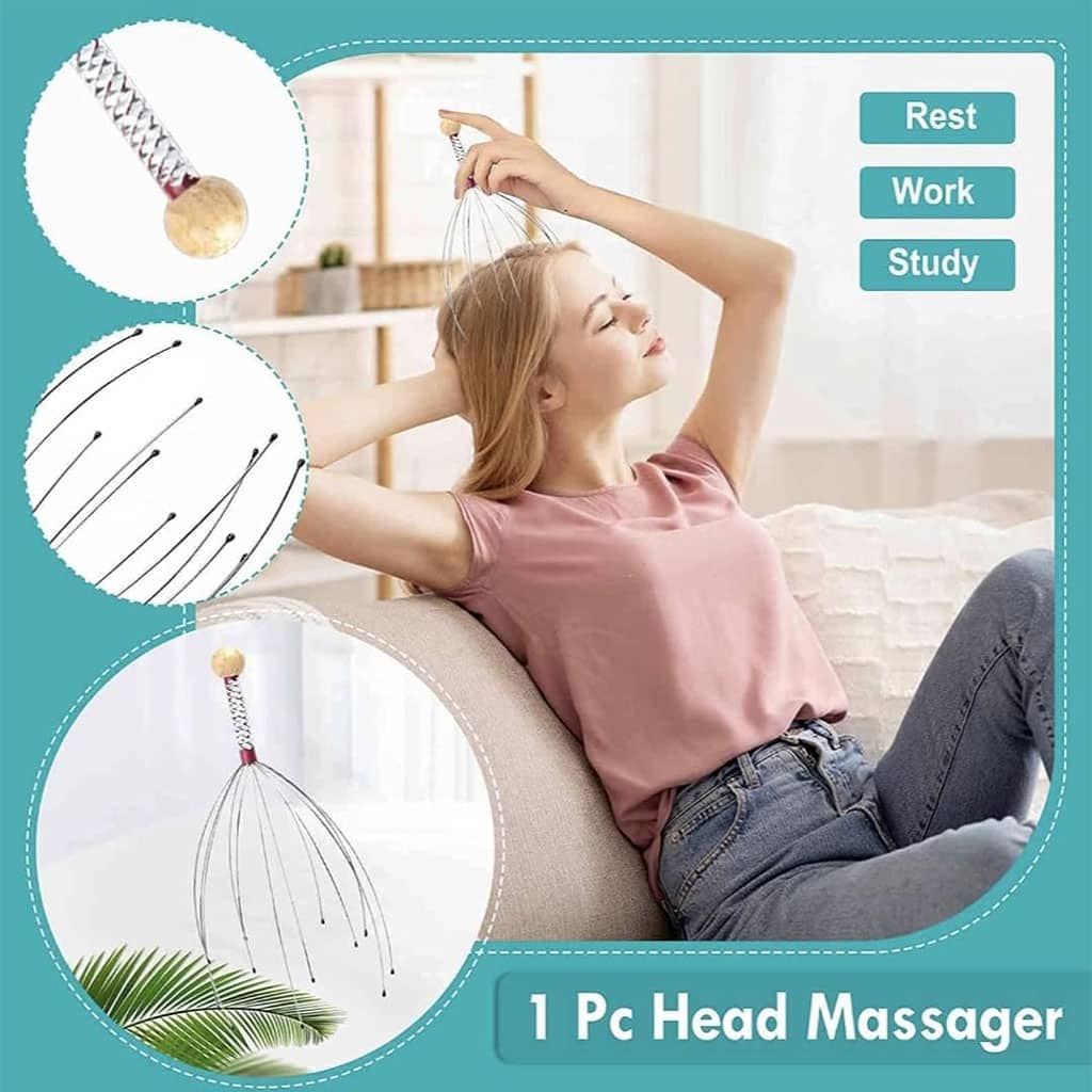 Masseur du cuir chevelu pour une relaxation profonde – أداة تدليك فروة الرأس - Divers - صورة 6