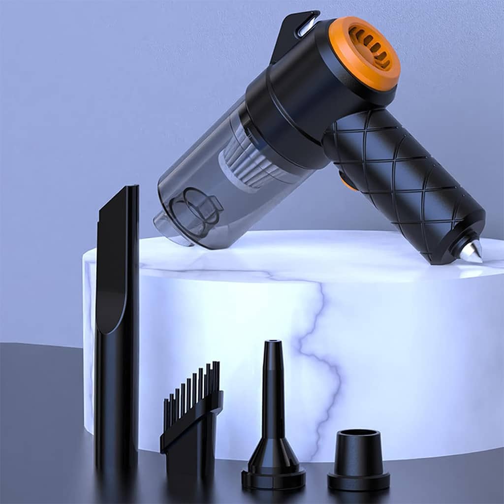 Aspirateur et souffleur 2en1 rechargeable par USB Compact et puissant – مكنسة كهربائية يدوية - Accessoires Auto/Moto - صورة 7