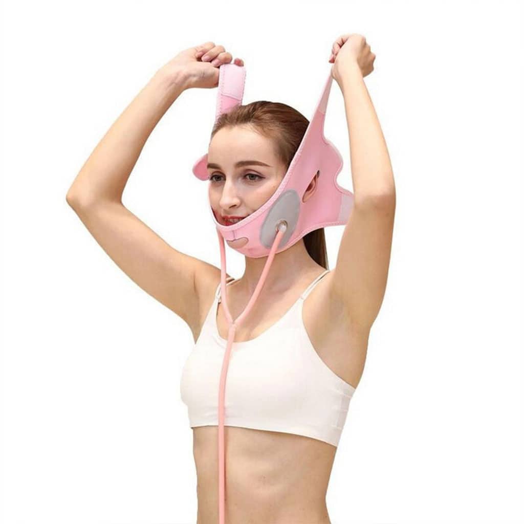 Ceinture amincissante pour visage pour réduire le double menton – قناع شد الوجه - Soins et Beauté - صورة 2