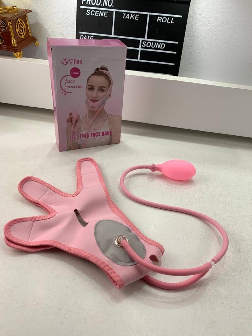Ceinture amincissante pour visage pour réduire le double menton – قناع شد الوجه - Soins et Beauté - صورة 6