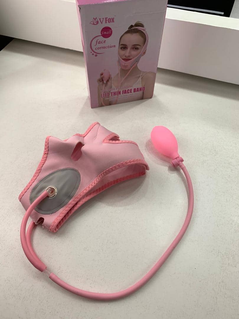 Ceinture amincissante pour visage pour réduire le double menton – قناع شد الوجه - Soins et Beauté - صورة 8