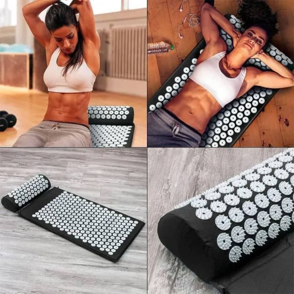 Coussin et Tapis Massage en Polymère d’acupression avec Sac de Rangement – بساط تدليك مع وسادة وحقيبة متنقلة - Sport - صورة 6